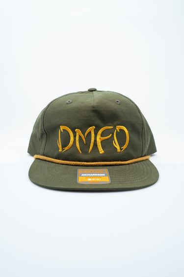 DMFD Logo Richardson 256 Green Rope Hat