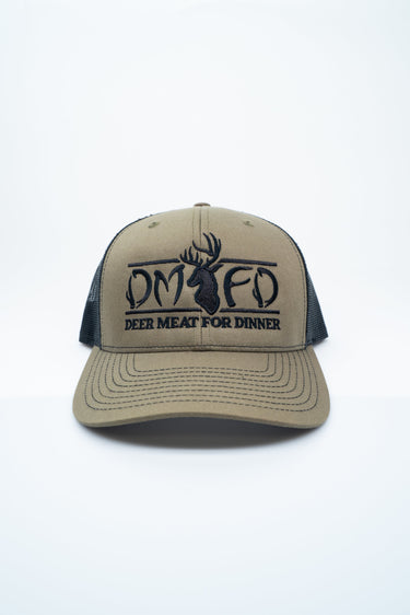 DMFD Logo Richardson 112 Hat Loden Green & Black