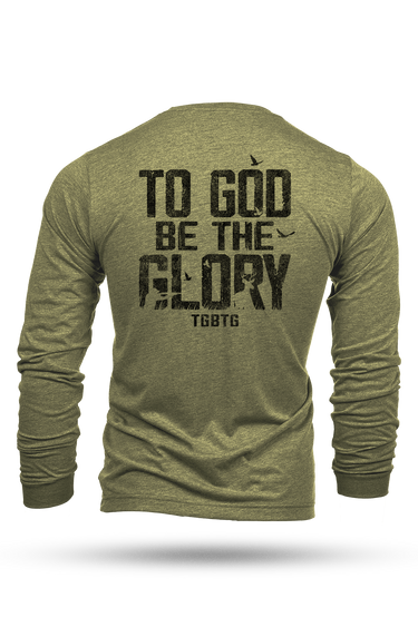 To God Be The Glory Hunting Long Sleeve Tee