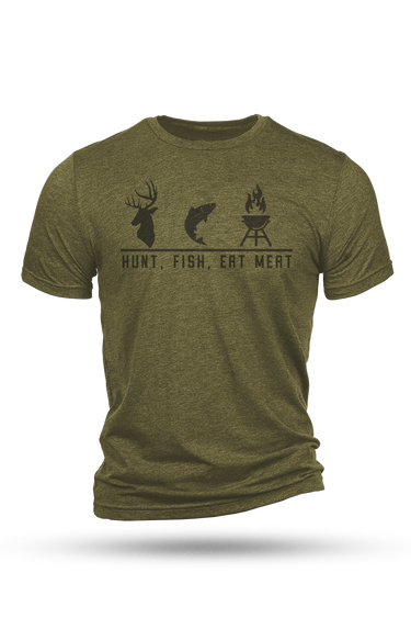 Hunt Fish Eat Meat Short Sleeve Tee