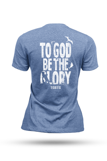 Women's To God Be The Glory Fishing Tee