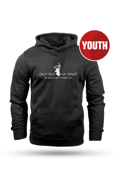 Youth Hoodie - Deer Meat For Dinner